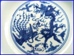 Antique Chinese / Oriental Blue and White Plate/ Dish, Ming dynasty