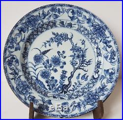 Antique Chinese Porcelain blue and white dish-with hand painted 18th century