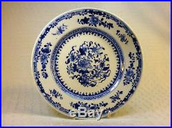 Antique Chinese Qianlong Blue & white Plate AND Millefleur plate Qianlong Mark