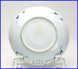 Antique Chinese/oriental Blue & White Painted Dish C. 1800