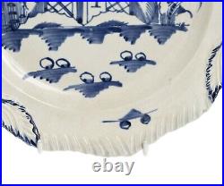 Antique English Blue & White Pottery Pearlware Plate Poss. Leeds or Greatbatch