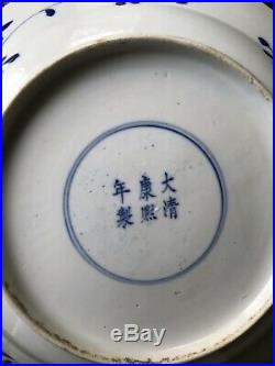 Antique Export China Porcelain Blue And White high quality Plate