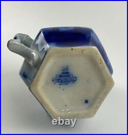 Antique Flow Blue T. J. & J. Mayer Oregon milk pitcher Chinese Porcelain Jug