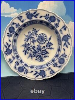 Antique G & W Late Mayers(Gildea & Walker) Blue 10-1/2 Dinner Plate 1875