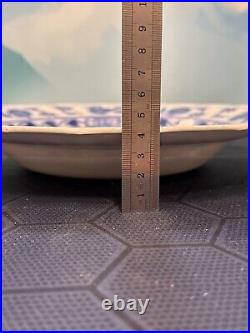 Antique G & W Late Mayers(Gildea & Walker) Blue 10-1/2 Dinner Plate 1875