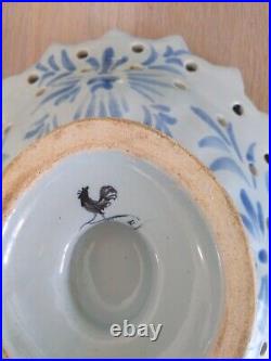 Antique Italian Cantagalli Tin Glaze Majolica Putti 19c Comport Tazza Plate