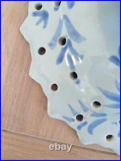 Antique Italian Cantagalli Tin Glaze Majolica Putti 19c Comport Tazza Plate