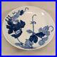 Antique Japanese Blue & White NABESHIMA Porcelain Plate Grape Vine 6 1/4 A