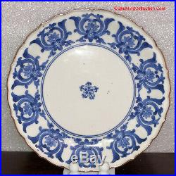 Antique Japanese Edo 17thC Ai Kakiemon Blue & White Porcelain Plate Arita Imari