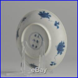Antique Kangxi ca. 1700 Blue White Chinese Porcelain Plate China Qing