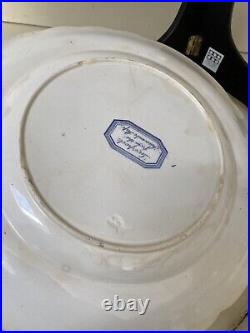 Antique Liverpool From The Seacombe Slip Herculaneum Pottery Plate U. K. C1830