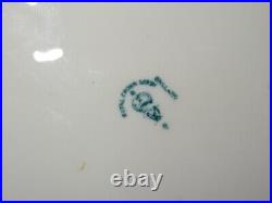 Antique Pair Of Royal Crown Derby Ship Scene Plates Blue & White 9