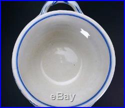 Antique Pearl Ware Pottery Thomas Dimmock Blue & White Sauce Tureen Plate