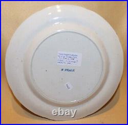 Antique Rare N Neale Leighton Buzzard Cross Blue & White Plate C1825