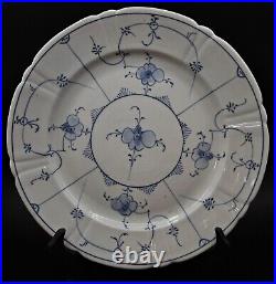 Antique Rauenstein Friedrich Greiner HandPainted Blue & White Meissen Plate