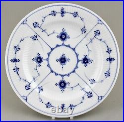 Antique Royal Copenhagen Blue Fluted Plain 25cm 9 Dinner Plates 175 X 4 1st