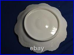 Antique TETTAU Germany Blue White Porcelain ONION/BAMBOO 8 1/4Oyster Plate MINT
