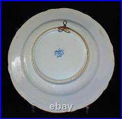 Antique Tichelaar Makkum Holland, delft blue & white Charger Plate Dish 36cm 14