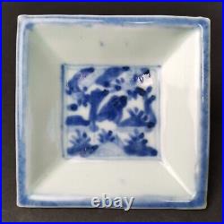 Antique Vintage Japanese porcelain Old Imari ware Qilin Kirin Blue&White 5 plate