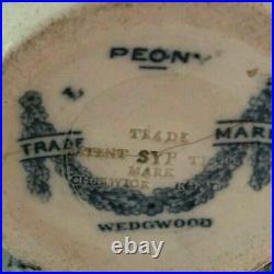 Antique Wedgwood Peony Simple Yet Perfect Teapot Blue & White Transfer c1909
