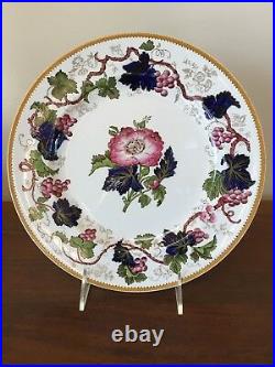 Antique Wedgwood VINE Hand-Painted Dinner Plates circa 1897 Set of 10