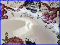 Antique Wedgwood VINE Hand-Painted Dinner Plates circa 1897 Set of 10