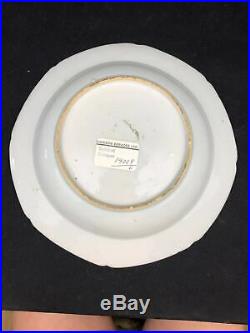 Authentic 17/18th C Kangxi Blue & White Glazed Porcelain Octagonal Plate 9