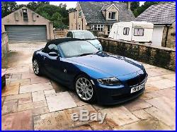 BMW Z4 2.0 Sport FSH 2006 56 plate Blue with White Leather