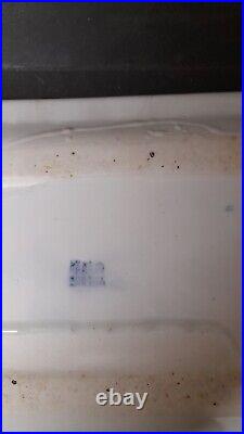 Beautiful Vintage Chinese Blue & White Ceramic Hand Painted Serving Plate