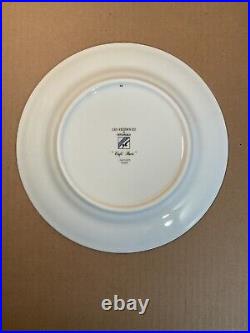 Bernardaud Café Paris Limoges France Set Of 4 Blue Dinner Plates 10-1/4