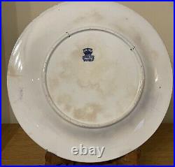 Blue And White Transferware Plate Of Shakespeare By Samuel Hancock & Sons 1904