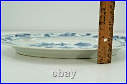 Blue Danube Japan Blue Onion 12 Serving Oval Platter