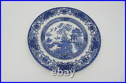 Blue and White Old Willow, English Ironstone Tableware, part dinner set, 41piece