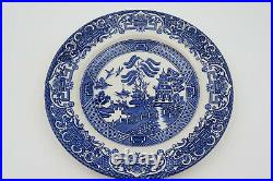 Blue and White Old Willow, English Ironstone Tableware, part dinner set, 41piece