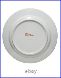 Bombay Windsor Dinner Plates Set of 10 Blue & White Geometric Abstract design