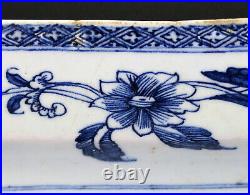 C1750, RORSTRAND, ANTIQUE 18thC SWEDISH TIN GLAZED FAÏENCE POTTERY SERVING DISH