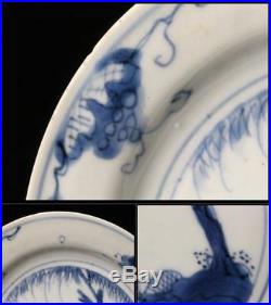 CCVP03 Kosometsuke chinese Blue & white porcelain plate Ming era imari cobalt