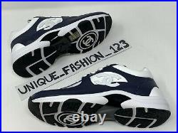 Chanel Women's Trainers Sneakers CC Runner Us 7.5 Uk 5 38 Navy Blue White Patent