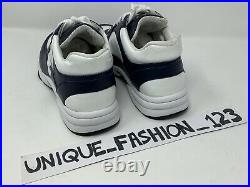 Chanel Women's Trainers Sneakers CC Runner Us 7.5 Uk 5 38 Navy Blue White Patent