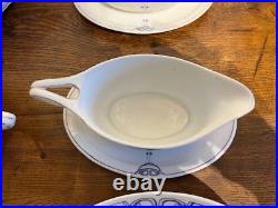 Chic, exclusive Antique ROSENTHAL art nouveau diner service, marked