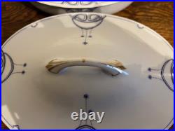 Chic, exclusive Antique ROSENTHAL art nouveau diner service, marked