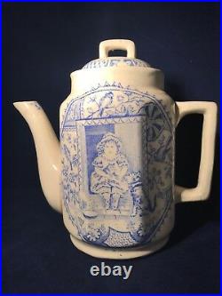 Children's Tea Set Little Mae Blue by Charles Allerton & Sons Staffordshire 1880