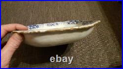 Chinese 18th Century Blue and White Export Deep Serving Dish 32.5 x 25.5 cm