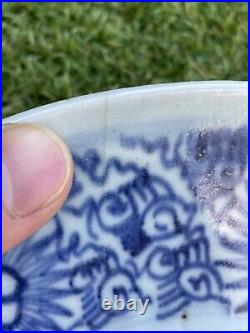 Chinese Blue & White Porcelain Plate