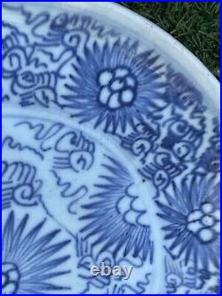 Chinese Blue & White Porcelain Plate