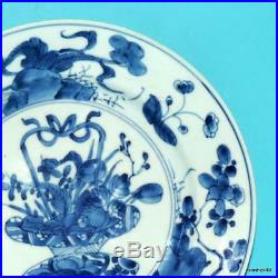 Chinese Export Porcelain Antique Blue White Mark Period Plate No Reserve