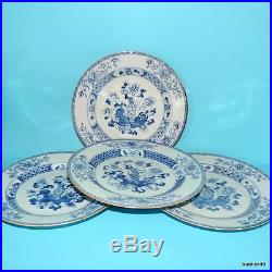 Chinese Porcelain Antique Blue White 4-18thc Kangxi Period Plates No Reserve