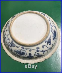 Chinese Porcelain Blue And White Plate
