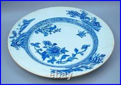 Chinese Porcelain Blue & White Plate Landscape Qing Period Qianlong (1736-1795)