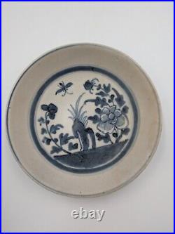 Chinese Qing Blue & White Tek Sing Plate from 1822 Ship Wreck Antique Pottery